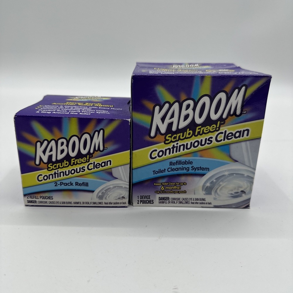 Toilet Bowl‎ Cleaner System Cleans To 6 Months w/ 2 Refills Plus 2 Refills New